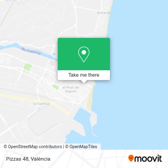 Pizzas 48 map