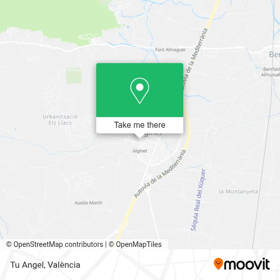 Tu Angel map