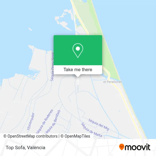 Top Sofa map