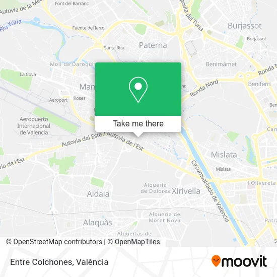 Entre Colchones map