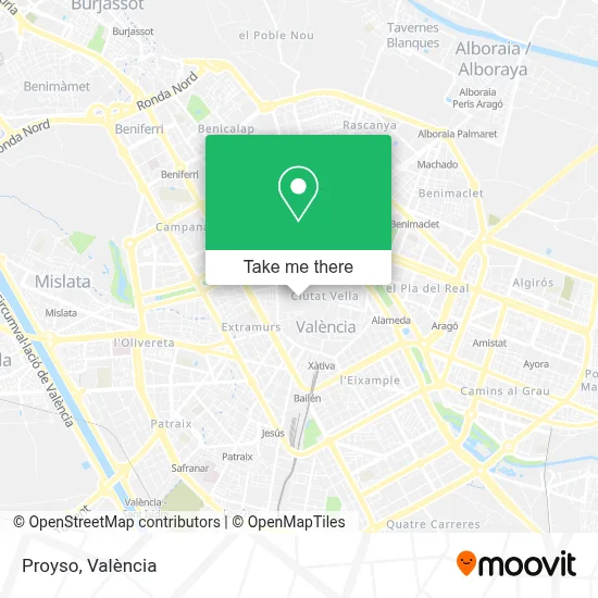 Proyso map
