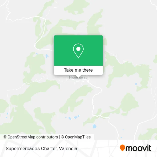 Supermercados Charter map