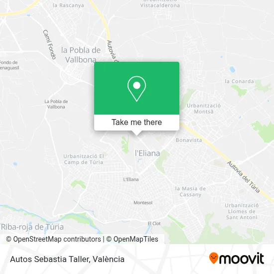 Autos Sebastia Taller map