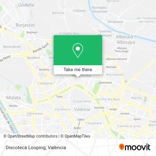 Discoteca Looping map