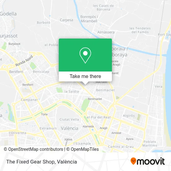 The Fixed Gear Shop map