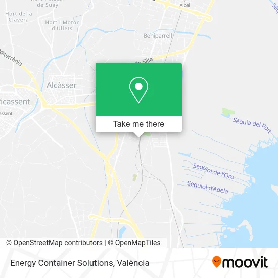 Energy Container Solutions map