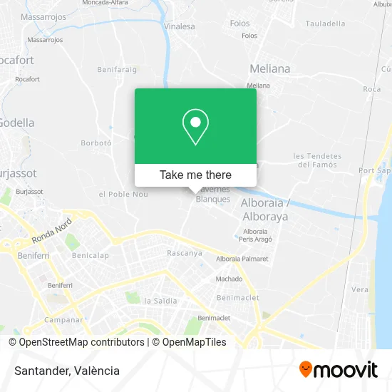 Santander map