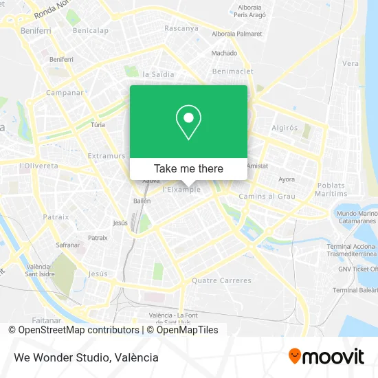 We Wonder Studio map