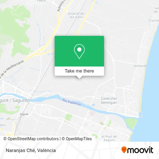 mapa Naranjas Ché