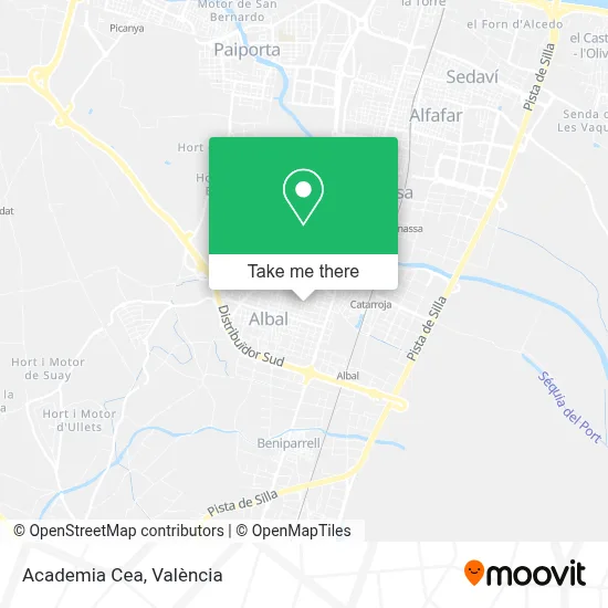 Academia Cea map