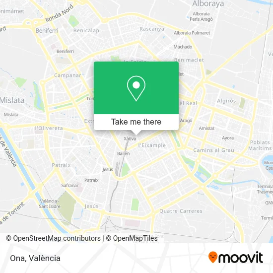 Ona map