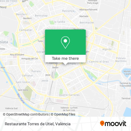 Restaurante Torres de Utiel map