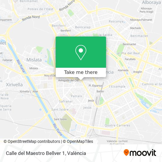 Calle del Maestro Bellver 1 map