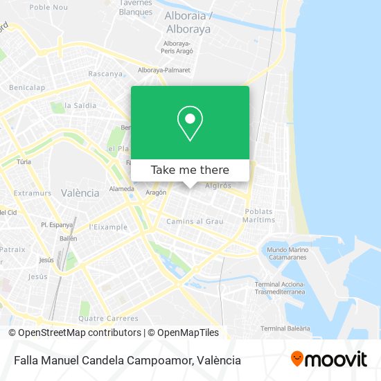 Falla Manuel Candela Campoamor map