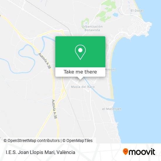 I.E.S. Joan Llopis Mari map