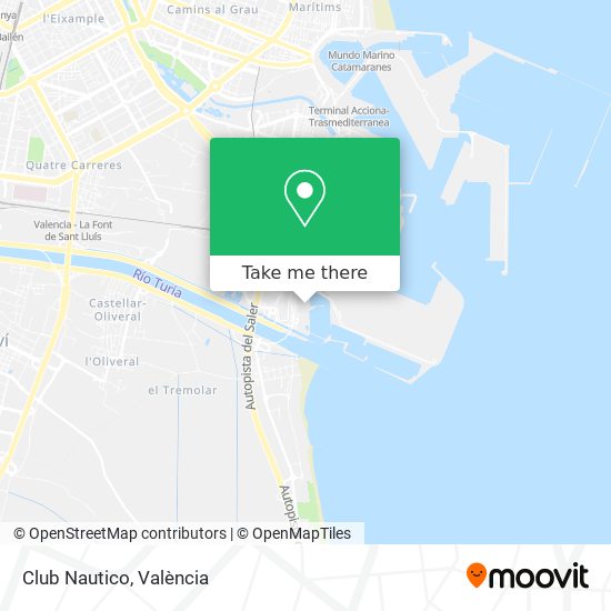 Club Nautico map