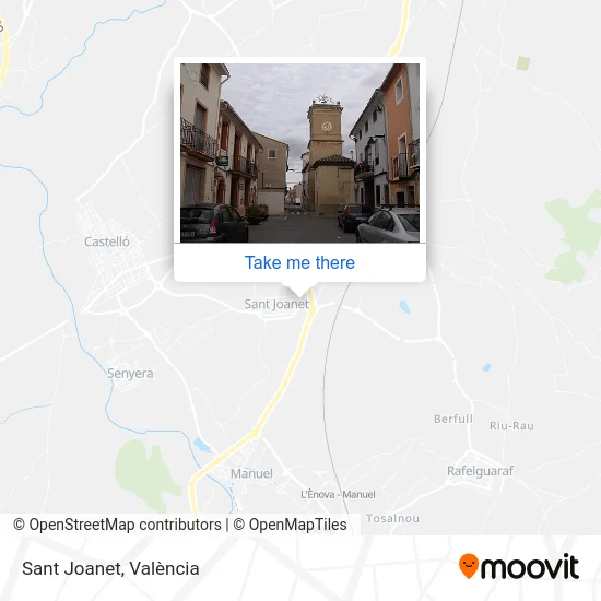 Sant Joanet map