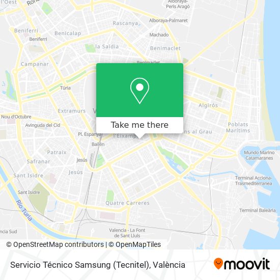 Servicio Técnico Samsung (Tecnitel) map