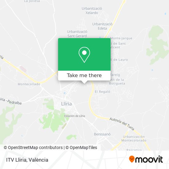 mapa ITV Lliria