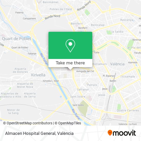 Almacen Hospital General map