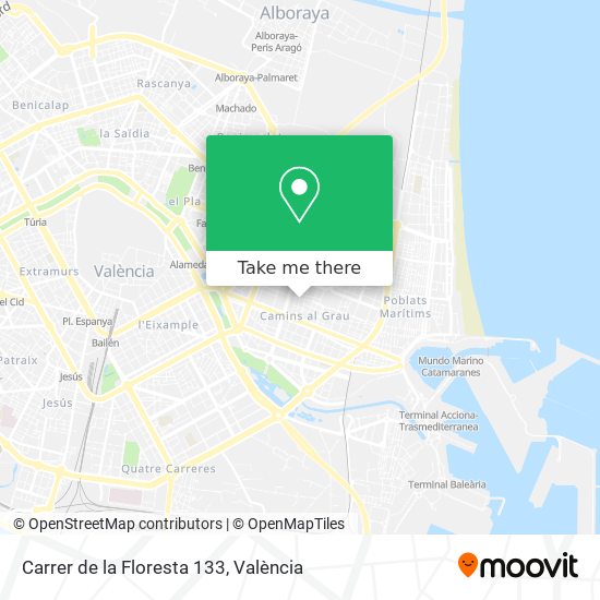 Carrer de la Floresta 133 map