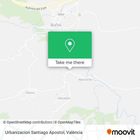 Urbanizacion Santiago Apostol map