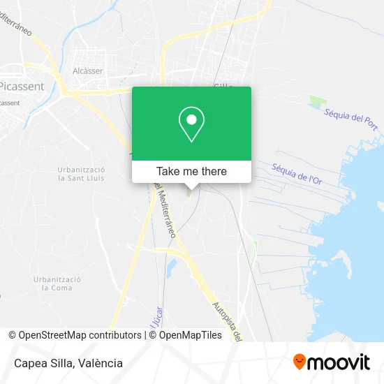 Capea Silla map