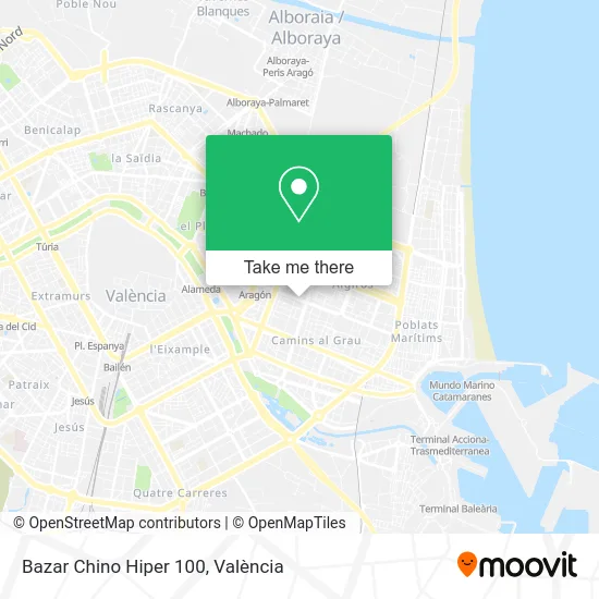 Bazar Chino Hiper 100 map