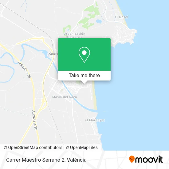 Carrer Maestro Serrano 2 map