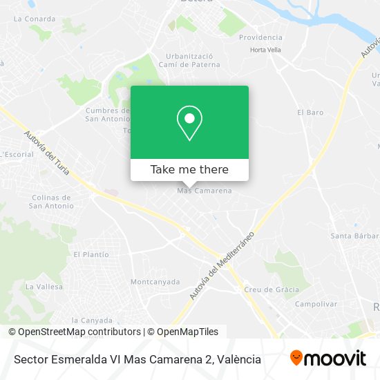 Sector Esmeralda VI Mas Camarena 2 map