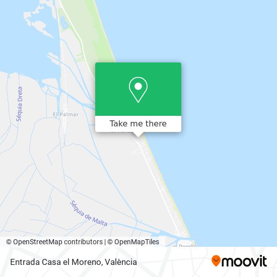 mapa Entrada Casa el Moreno