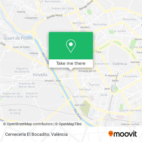 Cervecería El Bocadito map