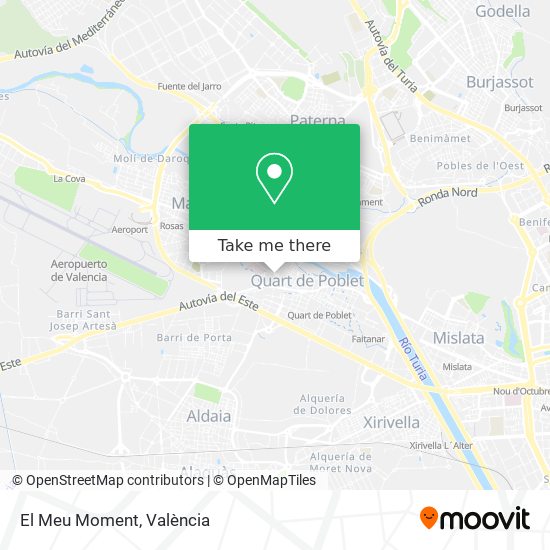 El Meu Moment map