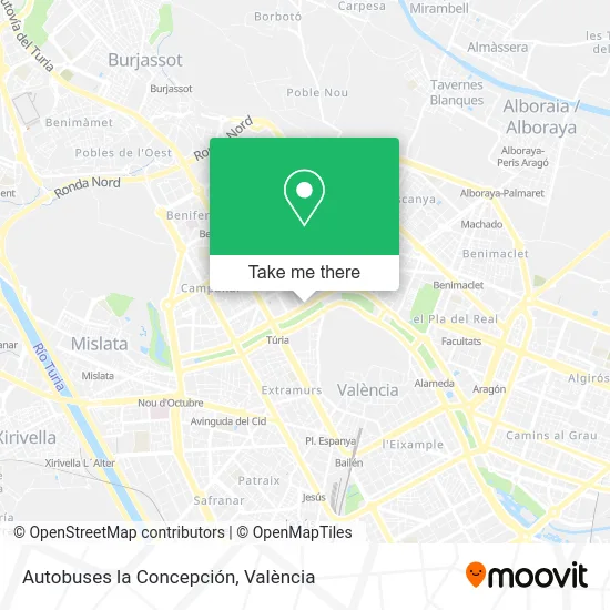 Autobuses la Concepción map