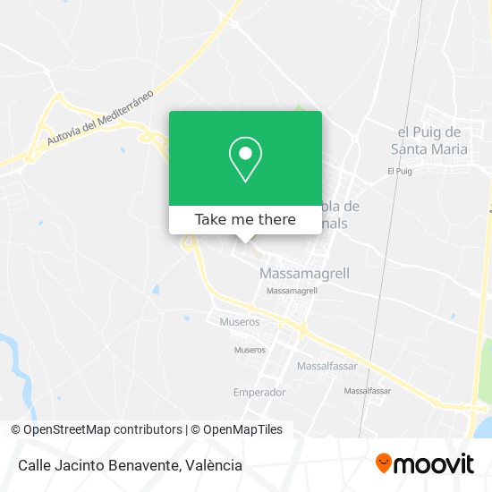 Calle Jacinto Benavente map
