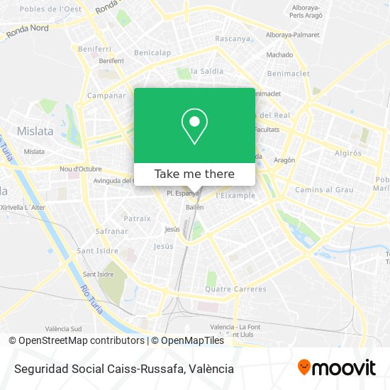 Seguridad Social  Caiss-Russafa map