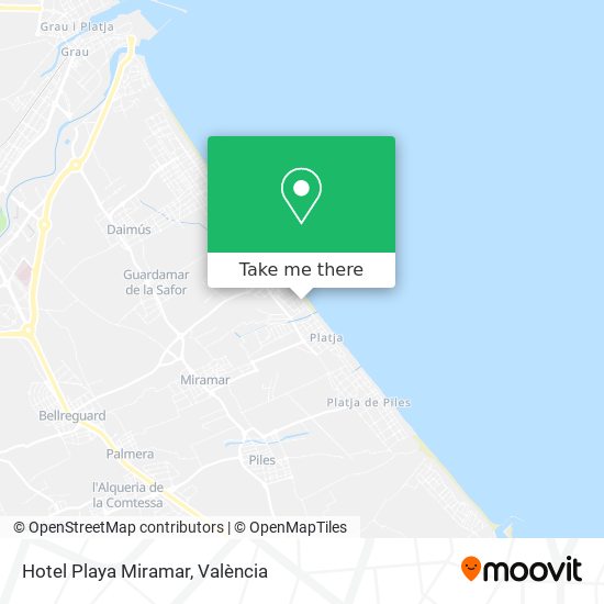 Hotel Playa Miramar map