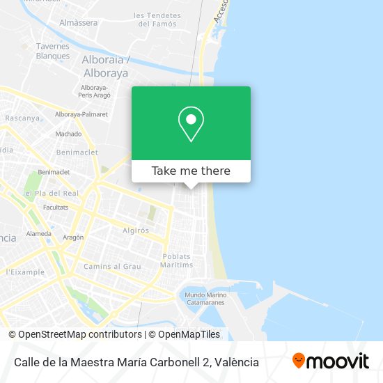Calle de la Maestra María Carbonell 2 map