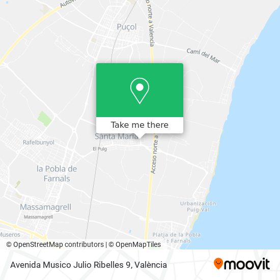 Avenida Musico Julio Ribelles 9 map