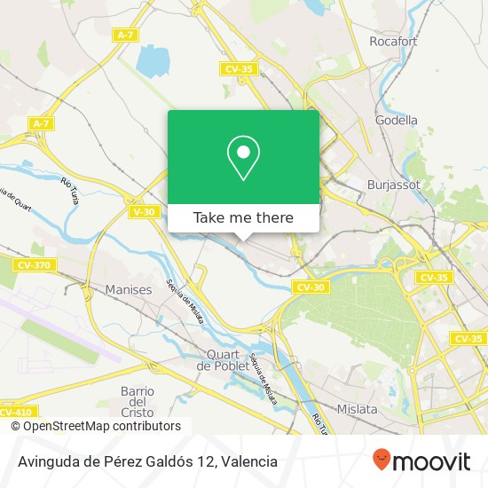 Avinguda de Pérez Galdós 12 map