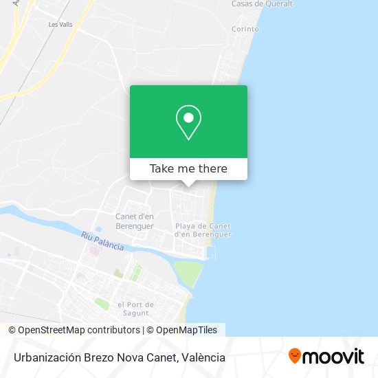 mapa Urbanización Brezo Nova Canet