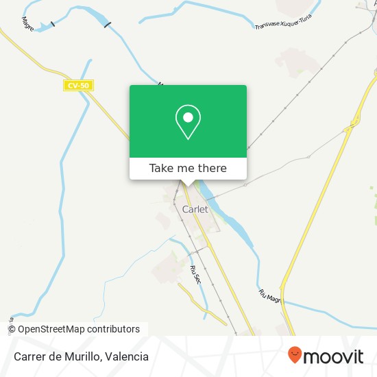 mapa Carrer de Murillo