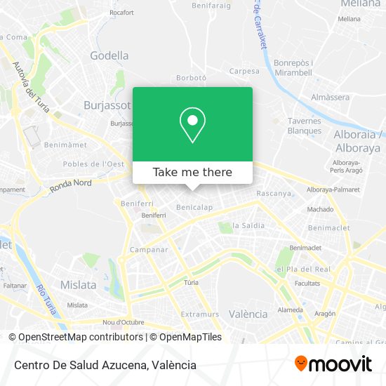 Centro De Salud Azucena map