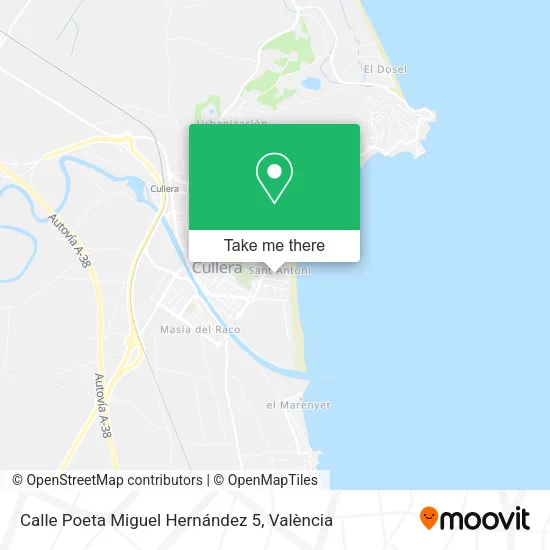 Calle Poeta Miguel Hernández 5 map