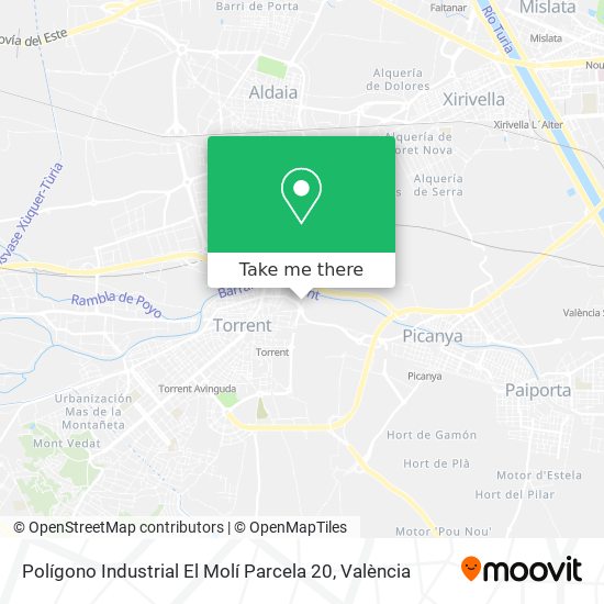 Polígono Industrial El Molí Parcela 20 map