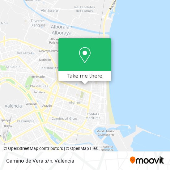 Camino de Vera s/n map