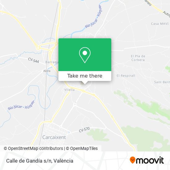 Calle de Gandía s/n map
