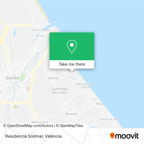 Residencia Solimar map