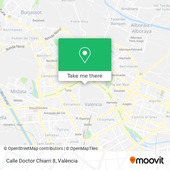 Calle Doctor Chiarri 8 map