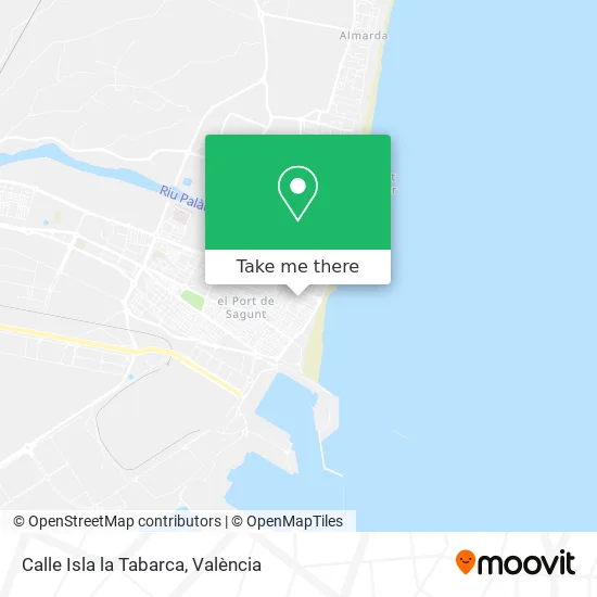 Calle Isla la Tabarca map